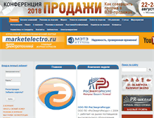 Tablet Screenshot of marketelectro.ru